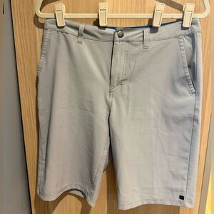 Quiksilver Gray Hybrid Walk Shorts Casual Stretch Size 29